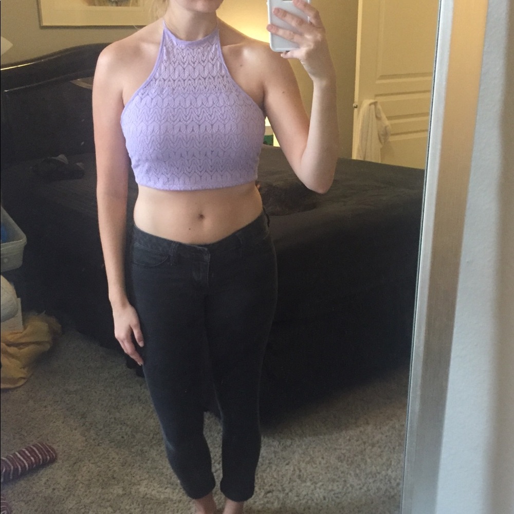 Light Purple Crop Top
